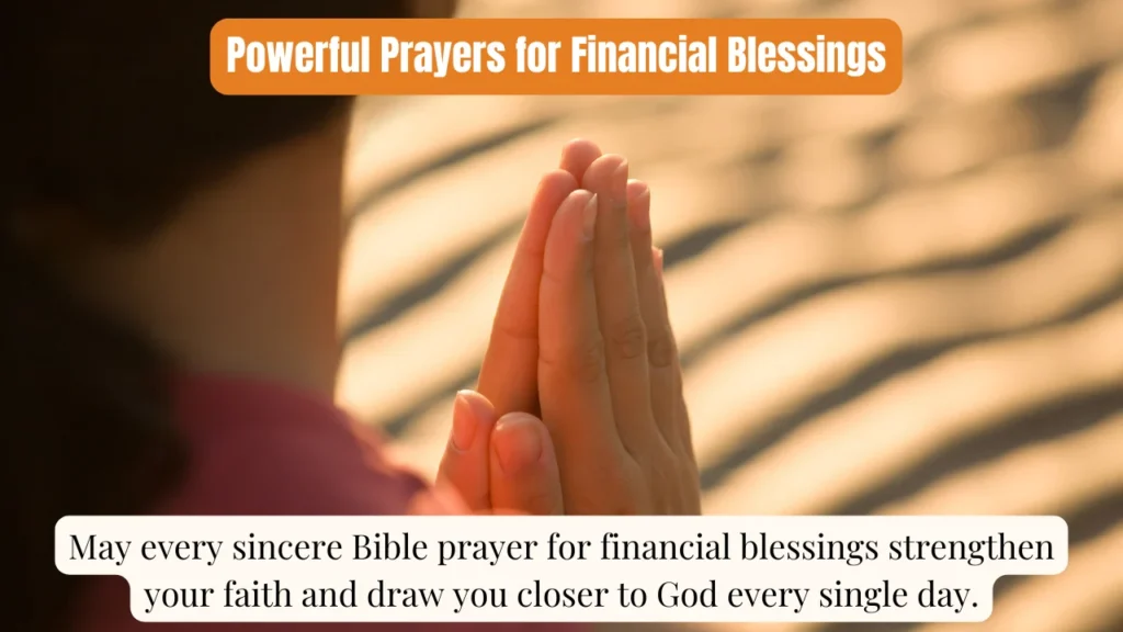 Powerful Prayers for Financial Blessings