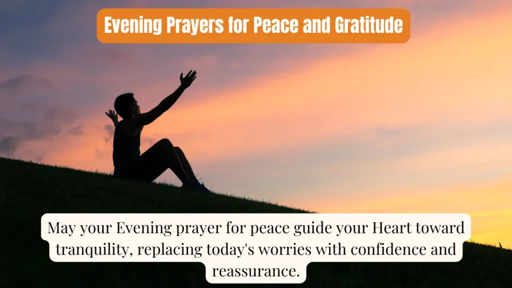 Evening Prayers for Peace and Gratitude