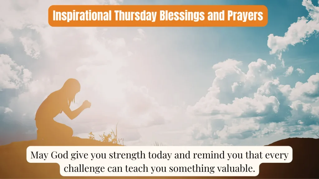 Inspirational Thursday Blessings and Prayers
