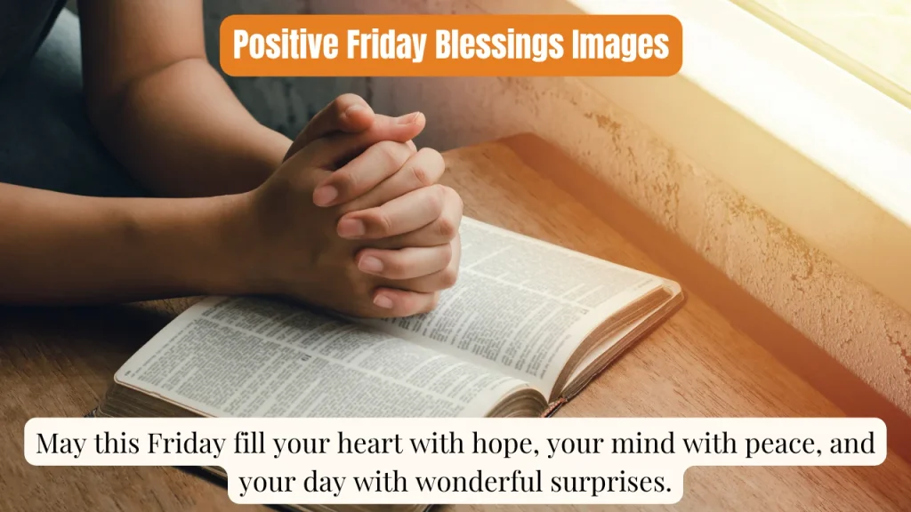 Positive Friday Blessings Images