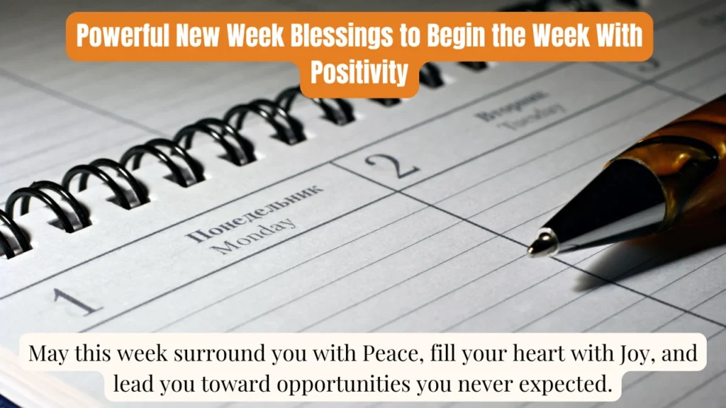 Powerful New Week Blessings to Begin the Week With Positivity