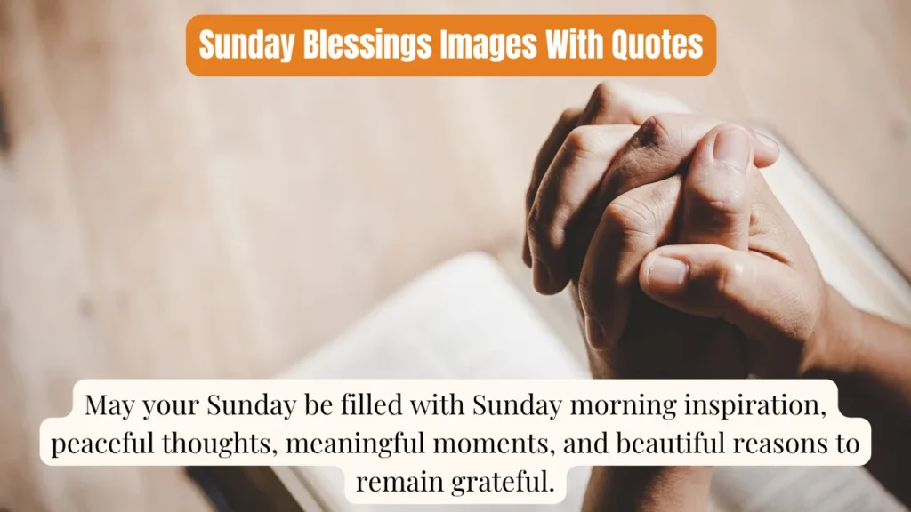 Sunday Blessings Images With Quotes