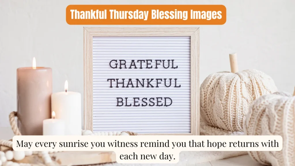 Thankful Thursday Blessing Images