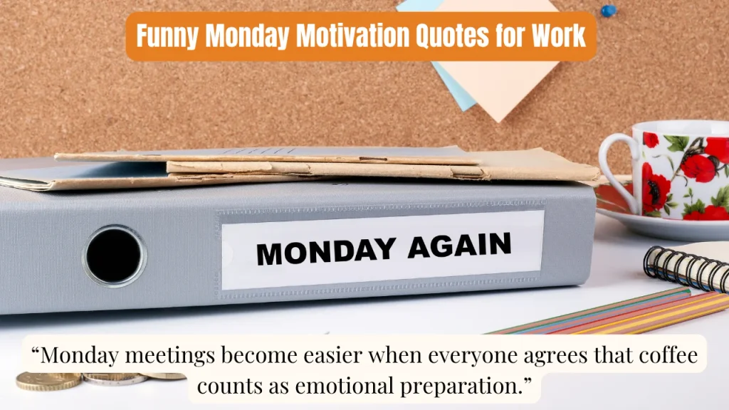 Funny Monday Motivation Quotes for Work