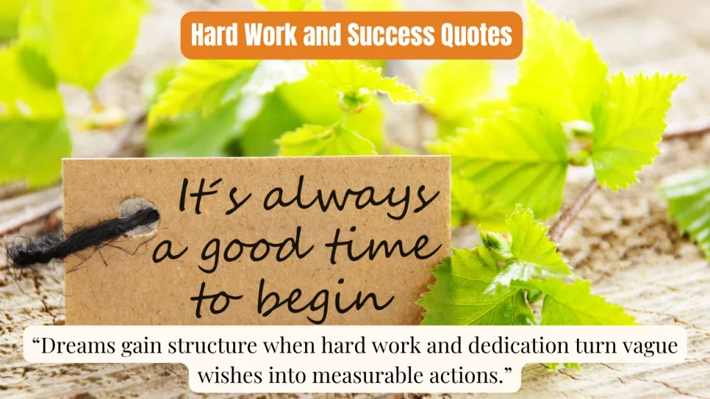 Hard Work and Success Quotes